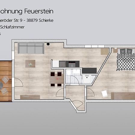 Auszeit Im Harz Haus 1 Wohnung Feuerstein Ширке Экстерьер фото